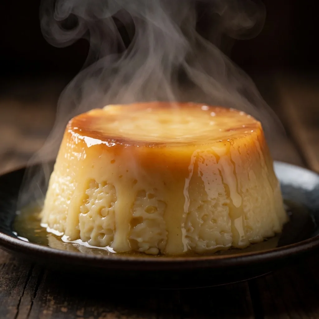 Steamed suet pudding with golden syrup